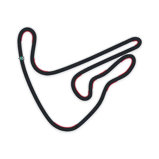 Track map for Karting La Roche de Glun