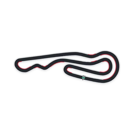 Track map for AS Karting Le Coteau