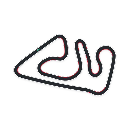 Track map for Auxois Sud Karting